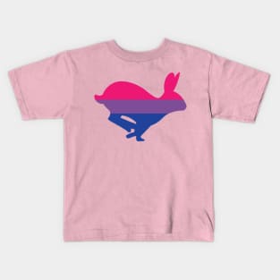 Pride Animals- Bisexual Rabbit Kids T-Shirt